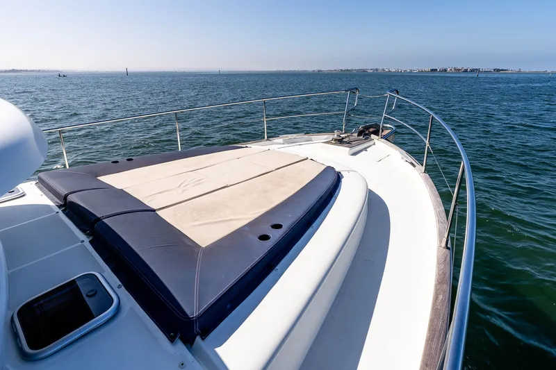 Slide: The Image of 2019 Beneteau Swift Trawler 44 on open sea. - 23