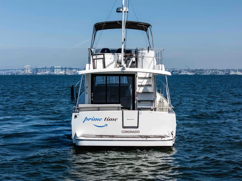 Slide: The Image of 2019 Beneteau Swift Trawler 44 on the water. - 8