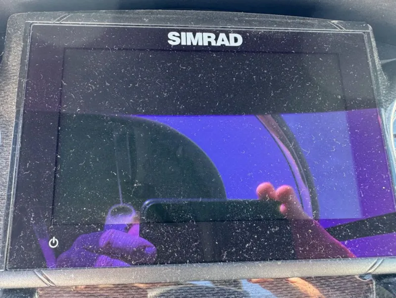 Slide: The Image of Simrad display on 2024 Monterey 278SS Super Sport boat. - 11