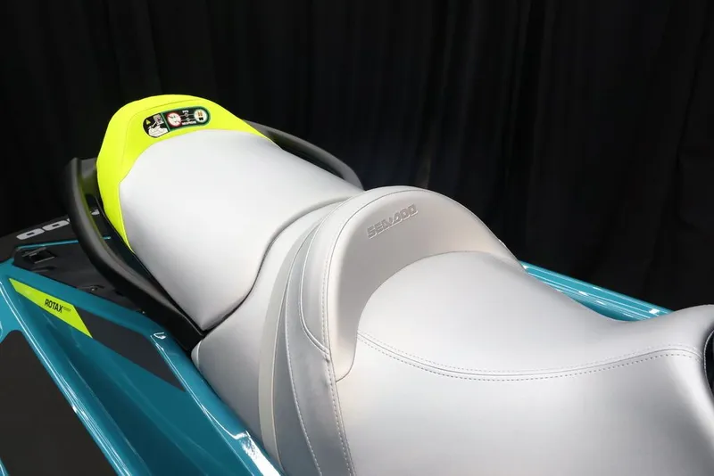 Slide: The Image of Close-up of 2025 Sea-Doo GTI SE 130 jet ski seat. - 6
