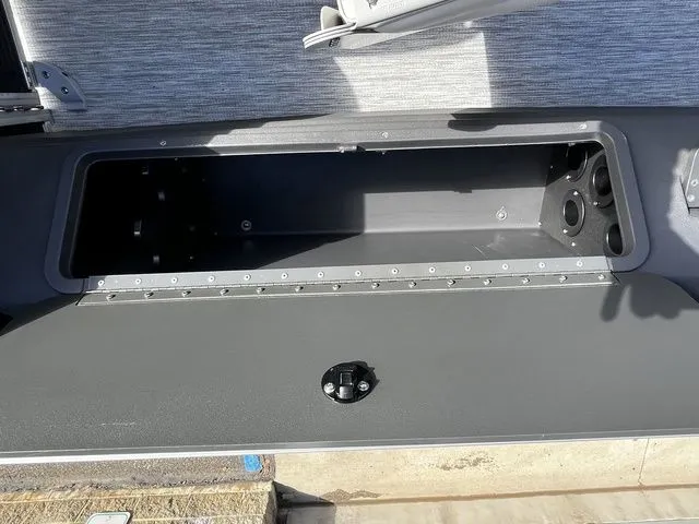 Slide: The Image of Storage compartment in Bennington 22SFC S-One boat, 2026 model. - 10