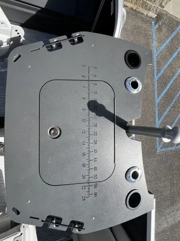 Slide: The Image of Control panel of 2026 Bennington 22SFC S-One with measurement scale. - 6