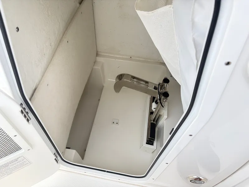 Slide: The Image of Storage compartment in Sea Hunt Ultra 239 SE boat, 2021 model. - 13