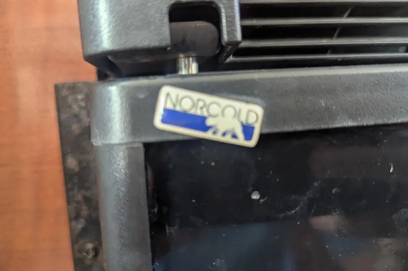 Slide: The Image of Norcold refrigerator detail on 2005 Sea Ray 290 Amberjack boat. - 16