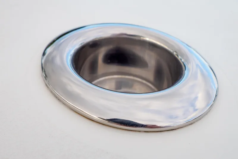 Slide: The Image of Close-up of Sea Hunt logo on 2021 Gamefish 27 Forward Seating boat upholstery. - 35