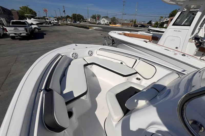 Slide: The Image of Interior view of the 2026 Tidewater 198 CC Adventure boat. - 8