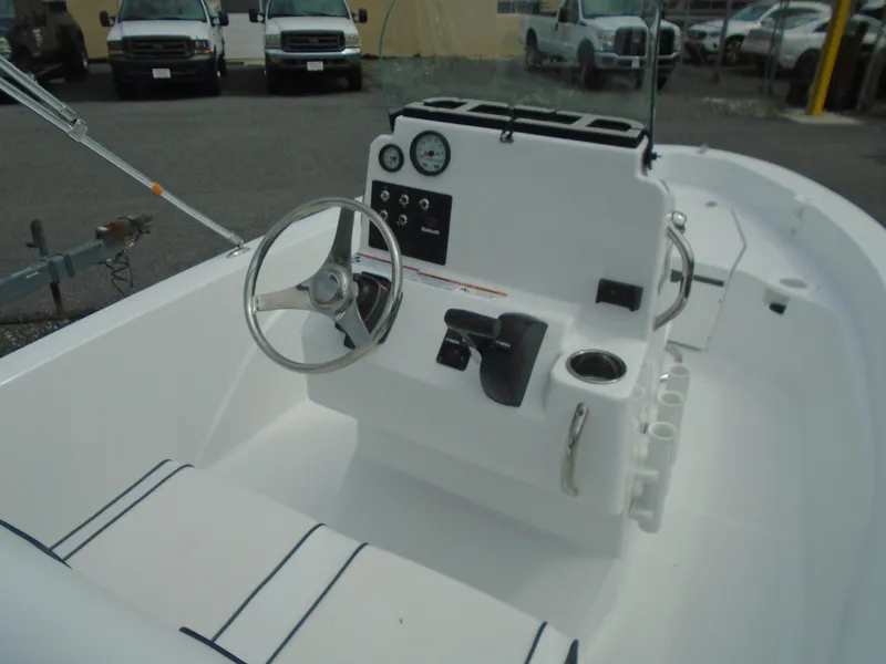 Slide: The Image of Interior view of a 2021 Wellcraft 162 Fisherman boat. - 6