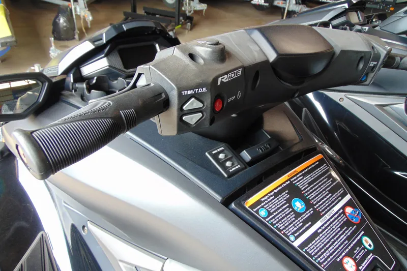 Slide: The Image of 2021 Yamaha WaveRunner FX Cruiser SVHO handlebar controls and dashboard close-up. - 7