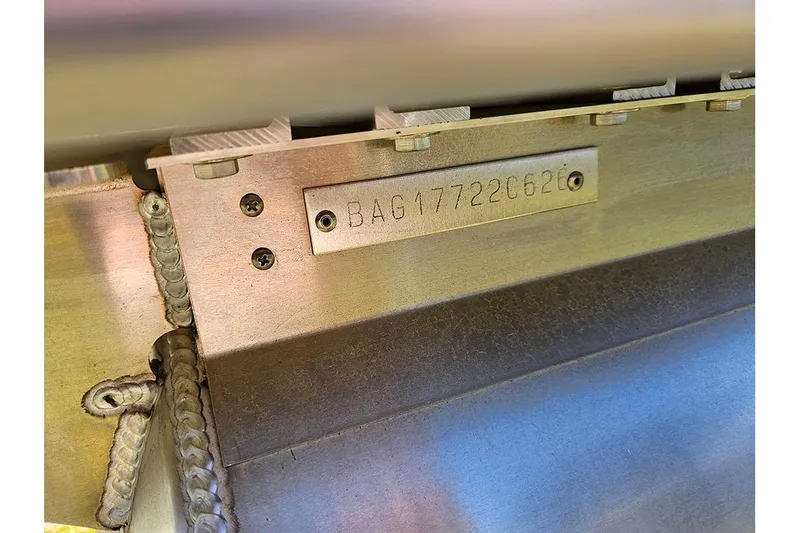 Slide: The Image of Hull identification number on 2026 Bentley Pontoons Legacy 223 QSB. - 24