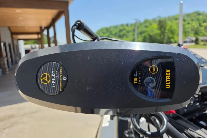 Slide: The Image of Close-up of i-Pilot Link system on 2017 Ranger Z521 Comanche boat. - 2