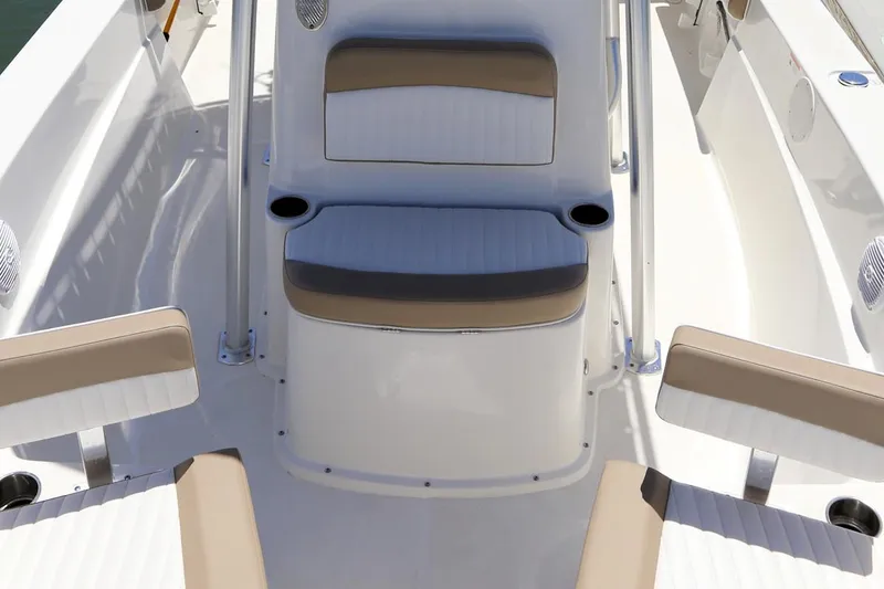 Slide: The Image of Manufacturer Provided Image: 2026 Sea Born LX21 Center Console interior seating. - 5