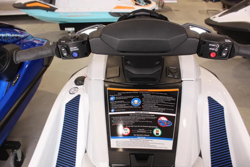 Slide: The Image of 2026 Yamaha WaveRunner VX Deluxe dashboard with controls and safety instructions. - 3