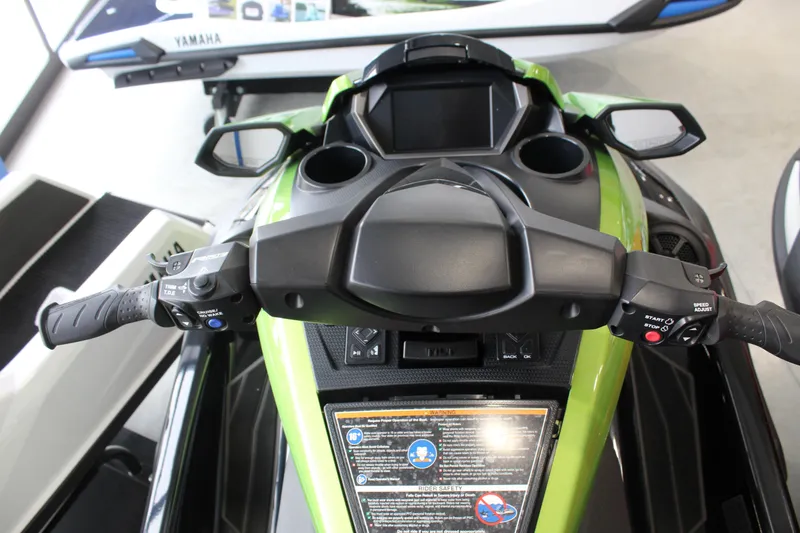 Slide: The Image of 2024 Yamaha WaveRunner FX Cruiser SVHO dashboard with controls and display. - 3