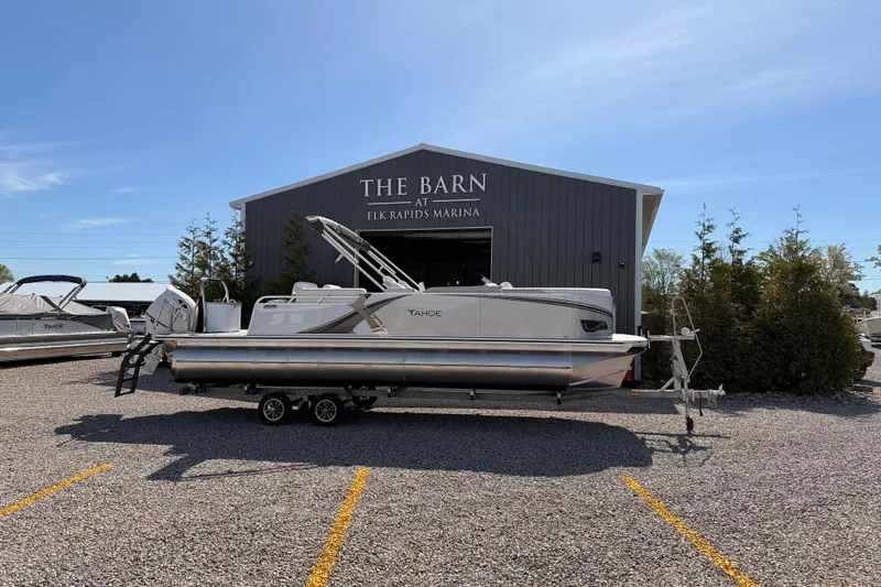 The Image of 2026 Tahoe Pontoon LTZ Quad Lounge Shift at Elk Rapids Marina. - 3