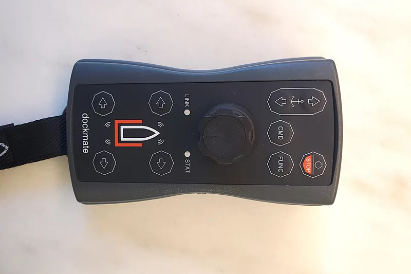 Slide: The Image of Engine compartment of a 2007 Legacy 32 Express boat with visible components. - 18