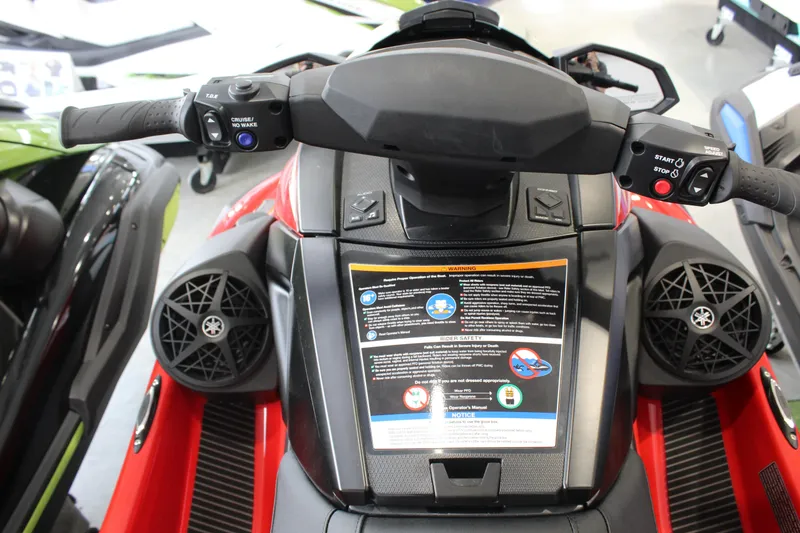 Slide: The Image of 2026 Yamaha WaveRunner VX Cruiser dashboard with controls and safety instructions. - 4