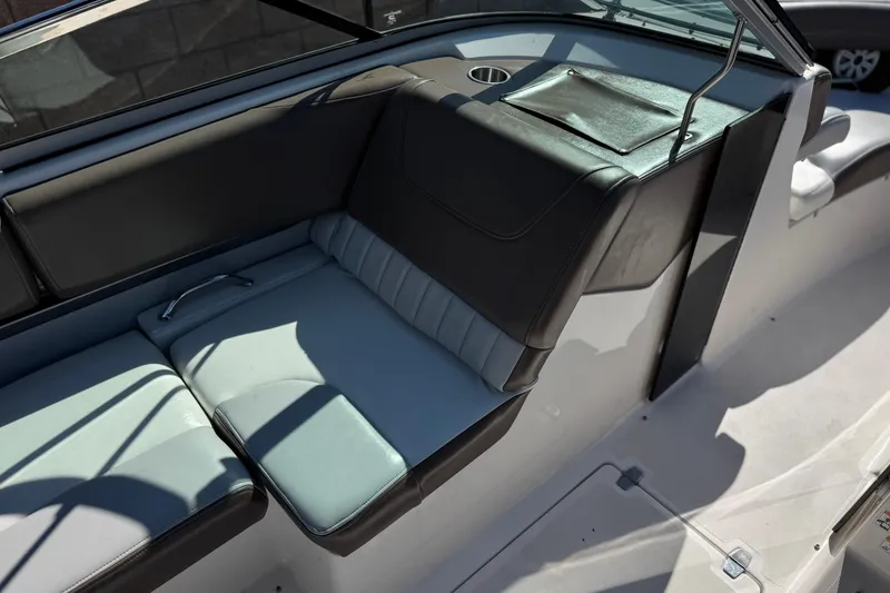Slide: The Image of 2010 Regal 2300 RX Bowrider interior seating with sleek design and comfortable upholstery. - 29