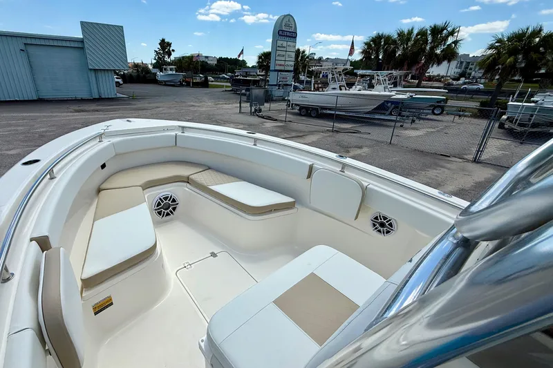 Slide: The Image of 2026 Bulls Bay 255 Center Console boat with spacious seating and modern design. - 11