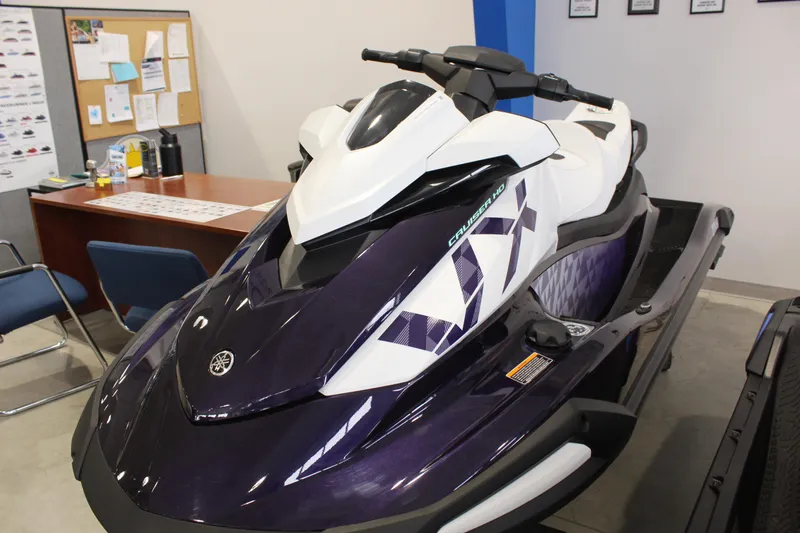 The Image of 2026 Yamaha WaveRunner VX Cruiser HO in showroom, sleek design and modern features. - 0