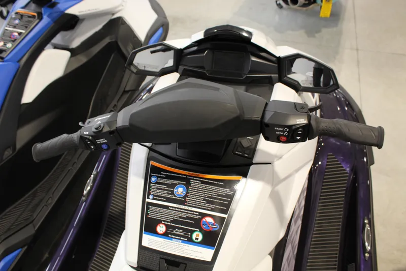 Slide: The Image of 2026 Yamaha WaveRunner VX Cruiser HO handlebars and dashboard close-up. - 3