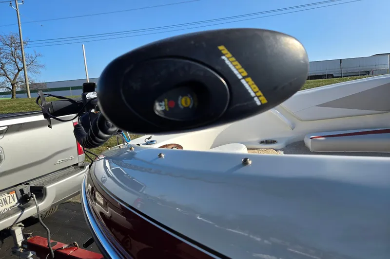 Slide: The Image of 2007 Glastron GT 205 Ski & Fish boat with Minn Kota trolling motor attachment. - 5