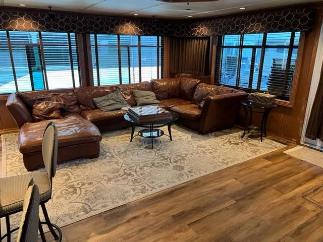 Slide: The Image of Luxurious 2007 Sumerset Fellowship Share #5 interior with leather sofa and elegant decor. - 2