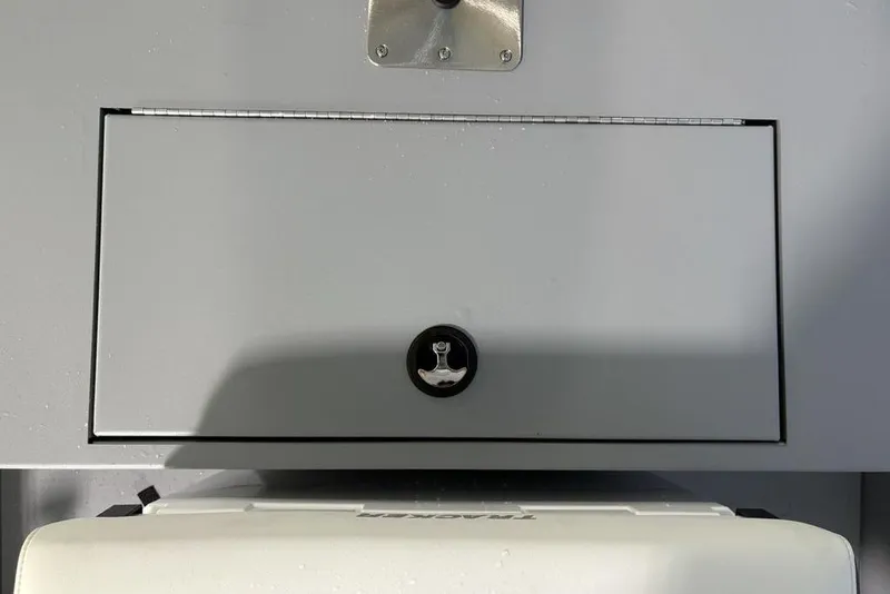 Slide: The Image of Storage compartment on 2026 Tracker Bass Tracker Classic CC boat. - 15