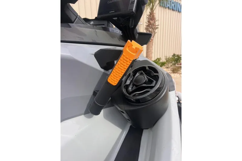 Slide: The Image of 2022 Sea-Doo FishPro Sport 170 with mounted fishing rod holder. - 7