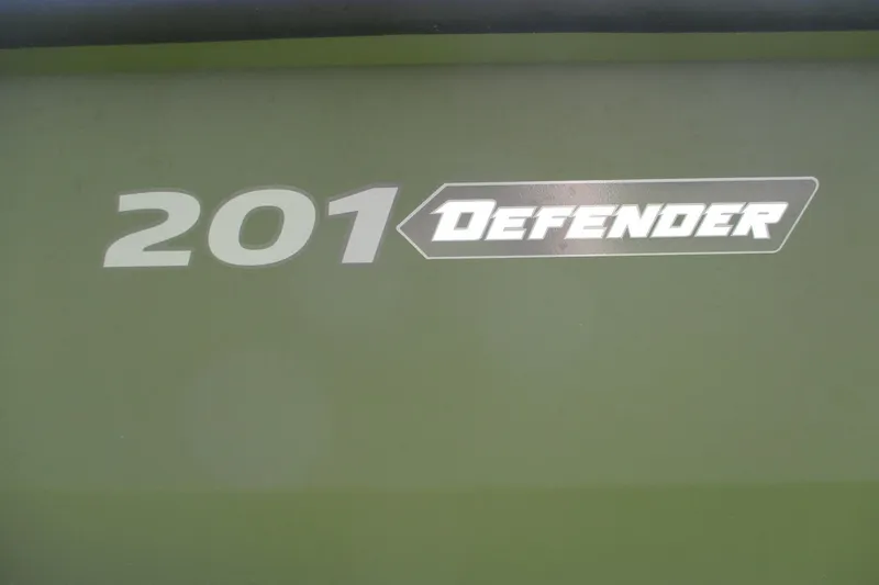 Slide: The Image of Vexus Defender 201, 2026 model, logo on green background. - 15