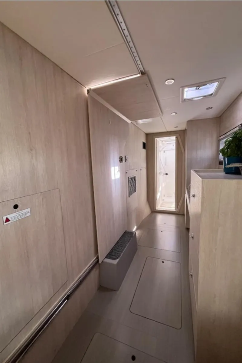 Slide: The Image of Interior of a 2018 Leopard 40 yacht with modern design. - 15