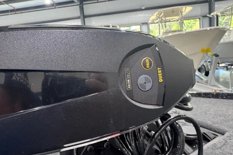 Slide: The Image of Close-up of Skeeter ZXE21 boat component with pairing feature, 2026 model. - 6