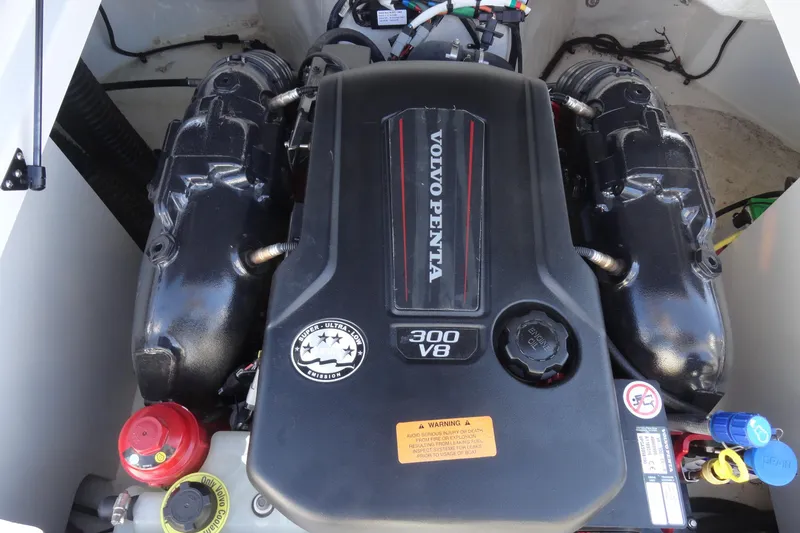 Slide: The Image of Volvo Penta 300 V8 engine in 2023 Chaparral 23 Surf boat. - 28