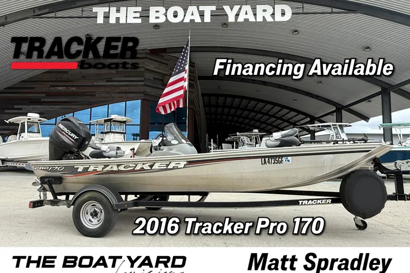 The Image of 2016 Tracker Pro 170 boat at The Boat Yard with financing options available. - 1