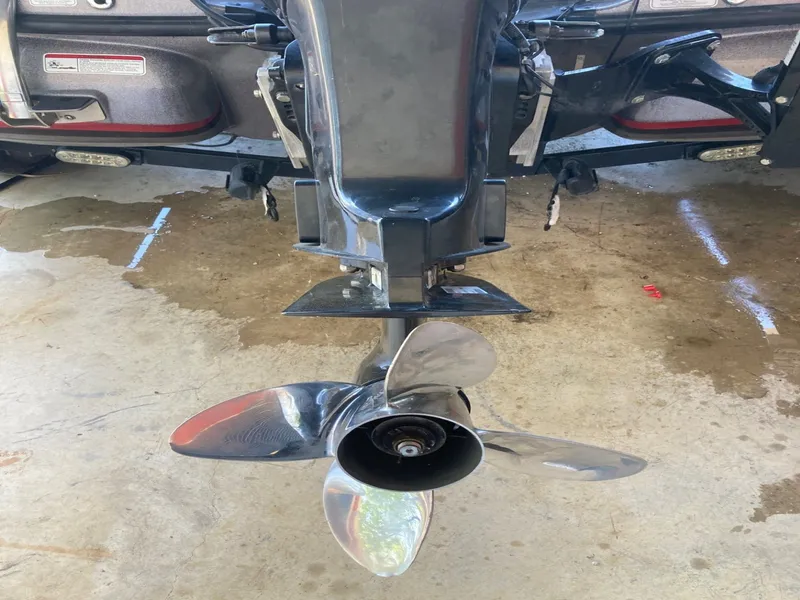 Slide: The Image of Nitro Z 9 with 250HP Mercury Pro XS and tandem axle trailer 2013 - 12