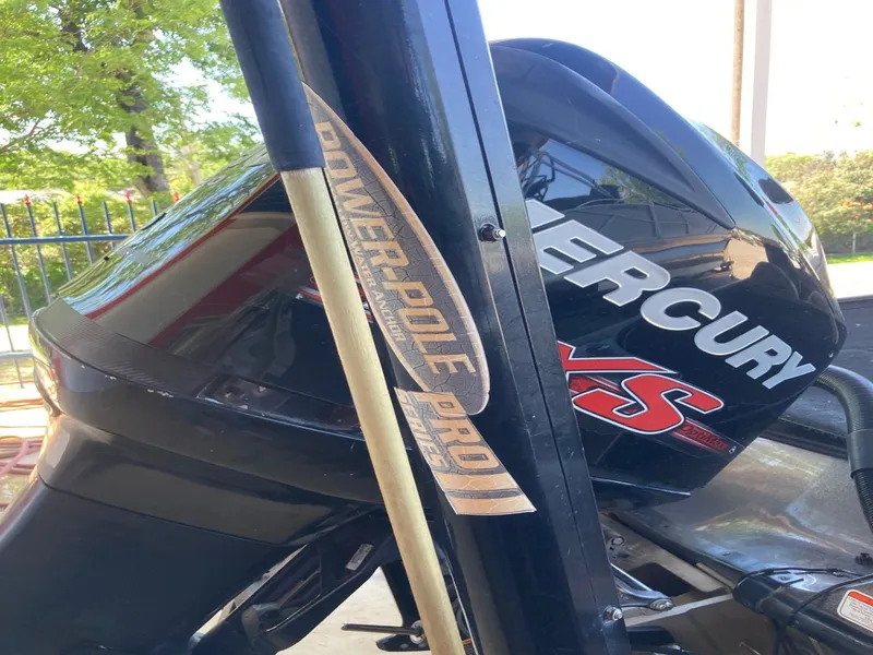 Slide: The Image of Nitro Z 9 with 250HP Mercury Pro XS and tandem axle trailer 2013 - 13