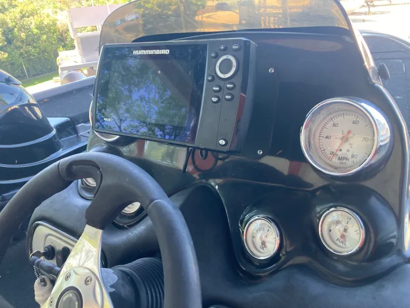 Slide: The Image of Nitro Z 9 with 250HP Mercury Pro XS and tandem axle trailer 2013 - 16