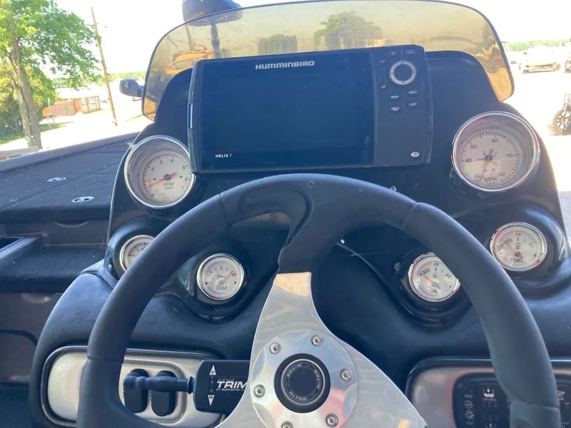 Slide: The Image of Nitro Z 9 with 250HP Mercury Pro XS and tandem axle trailer 2013 - 17