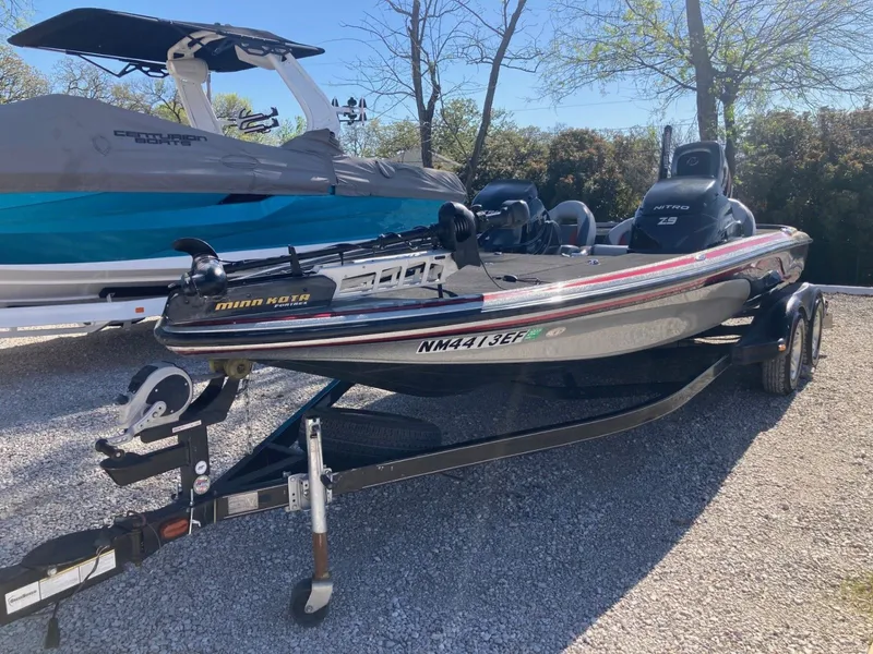 Slide: The Image of Nitro Z 9 with 250HP Mercury Pro XS and tandem axle trailer 2013 - 3