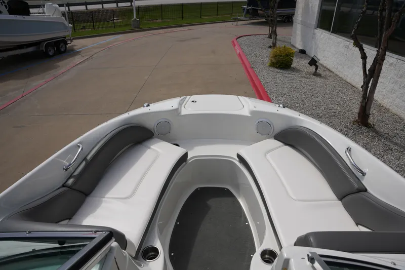 Slide: The Image of Interior view of a 2011 Sea Ray 200 Sundeck boat. - 28