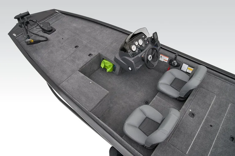 Slide: The Image of Interior view of Tracker Pro 170 boat, model 2025. - 22