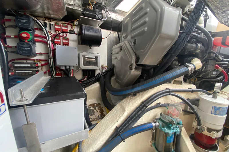 Slide: The Image of Starboard engine face and beautiful wiring - 52
