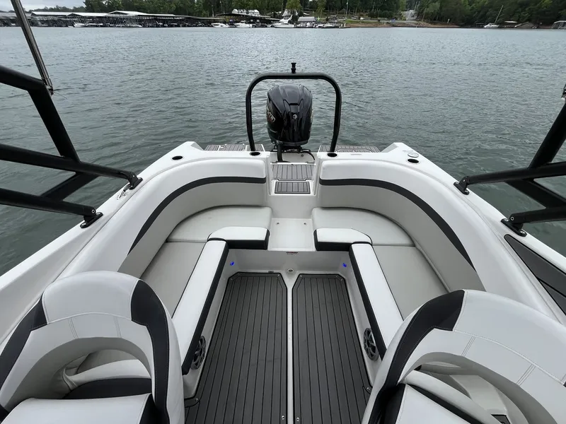 Slide: The Image of Interior view of 2025 Starcraft SVX OB 230 DC OB boat. - 6