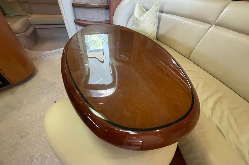 Slide: The Image of NICE UNCRACKED FINISH ON THE HIGH GLOSS FINISHED SALON TABLE - 32