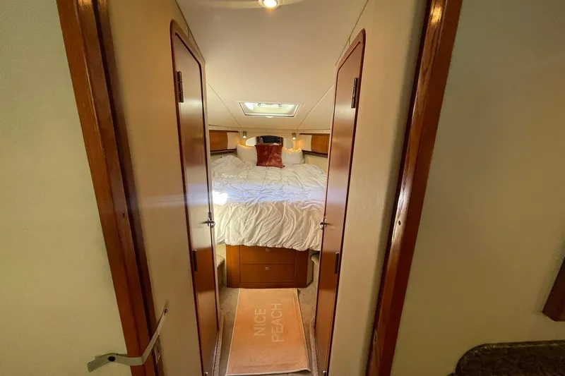Slide: The Image of COMPANIONWAY LEADING TO MASTER STATEROOM WITH PRIVACY DOOR - 38