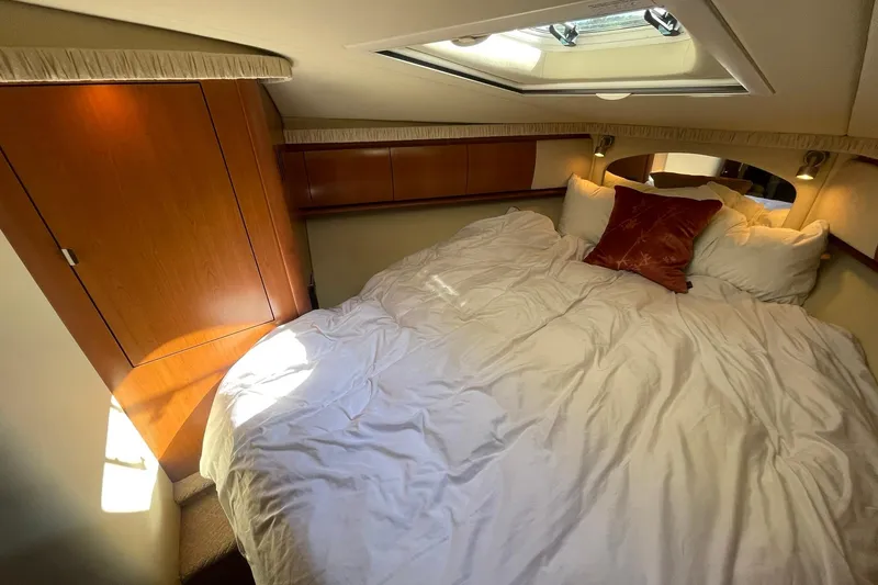 Slide: The Image of MASTER STATEROOM TO PORT WITH CEDAR LINED HANGING CLOSET - 40