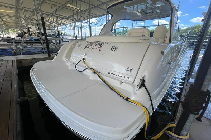 Slide: The Image of TRANSOM VIEW WITH EXTENDED SWIM PLATFORM - 69