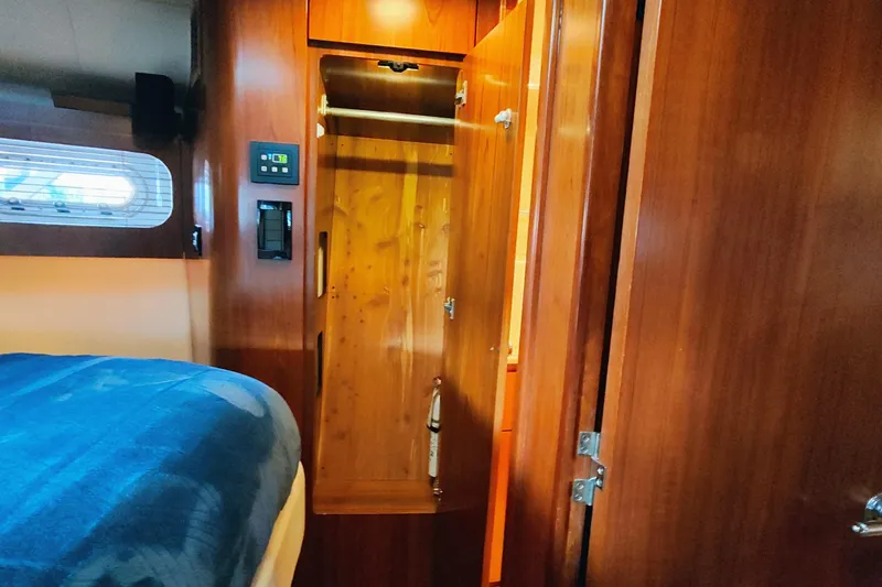 Slide: The Image of Wooden cabinet doors in Galley - 28