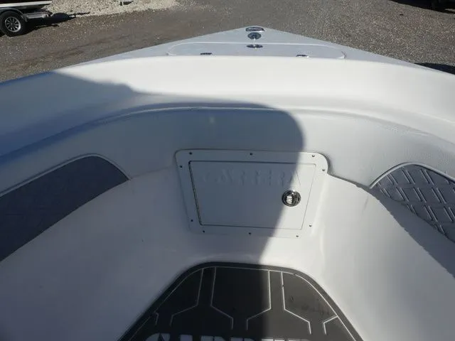 Slide: The Image of 2018 Carrera Sport Fishing boat bow view. - 20