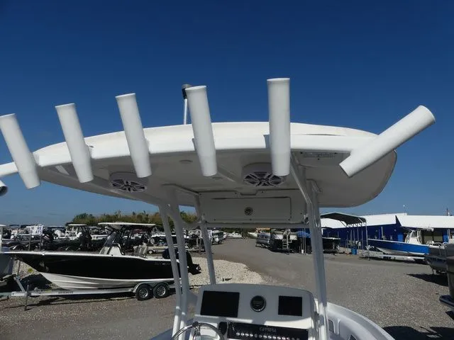 Slide: The Image of 2018 Carrera Sport Fishing boat with rod holders and electronics. - 27