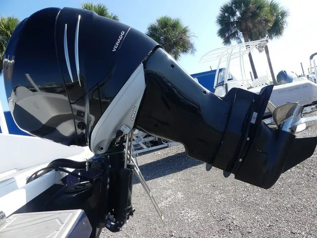 Slide: The Image of Outboard motor of a 2018 Carrera Sport Fishing boat. - 8